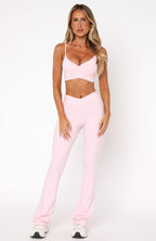 Wellness Flare Leggings Ballet Pink