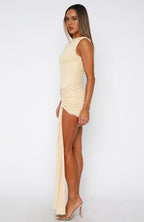 Make Them Jealous Mini Dress Butter