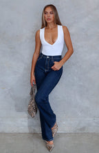 Millie High Rise Bootleg Jeans Dark Indigo