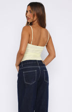 Sweet Sensation Cami Top Lemon