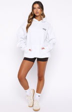 Name Of The Game Oversized Hoodie Grey Marle