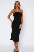 I'm Your Favourite Midi Dress Black
