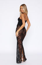 In The Atmosphere Lace Dress Black
