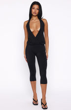 Flawlessly Lost Jumpsuit Black