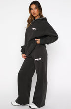 Vol. 1 Wide Leg Sweatpants Charcoal