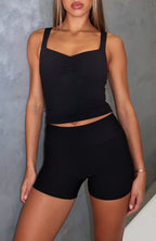 Shift Mid Rise Shorts 3.5 Black