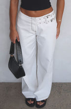 No Second Chances Pants Cream