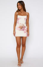 Summer Fling Mini Dress Lemon Orchid