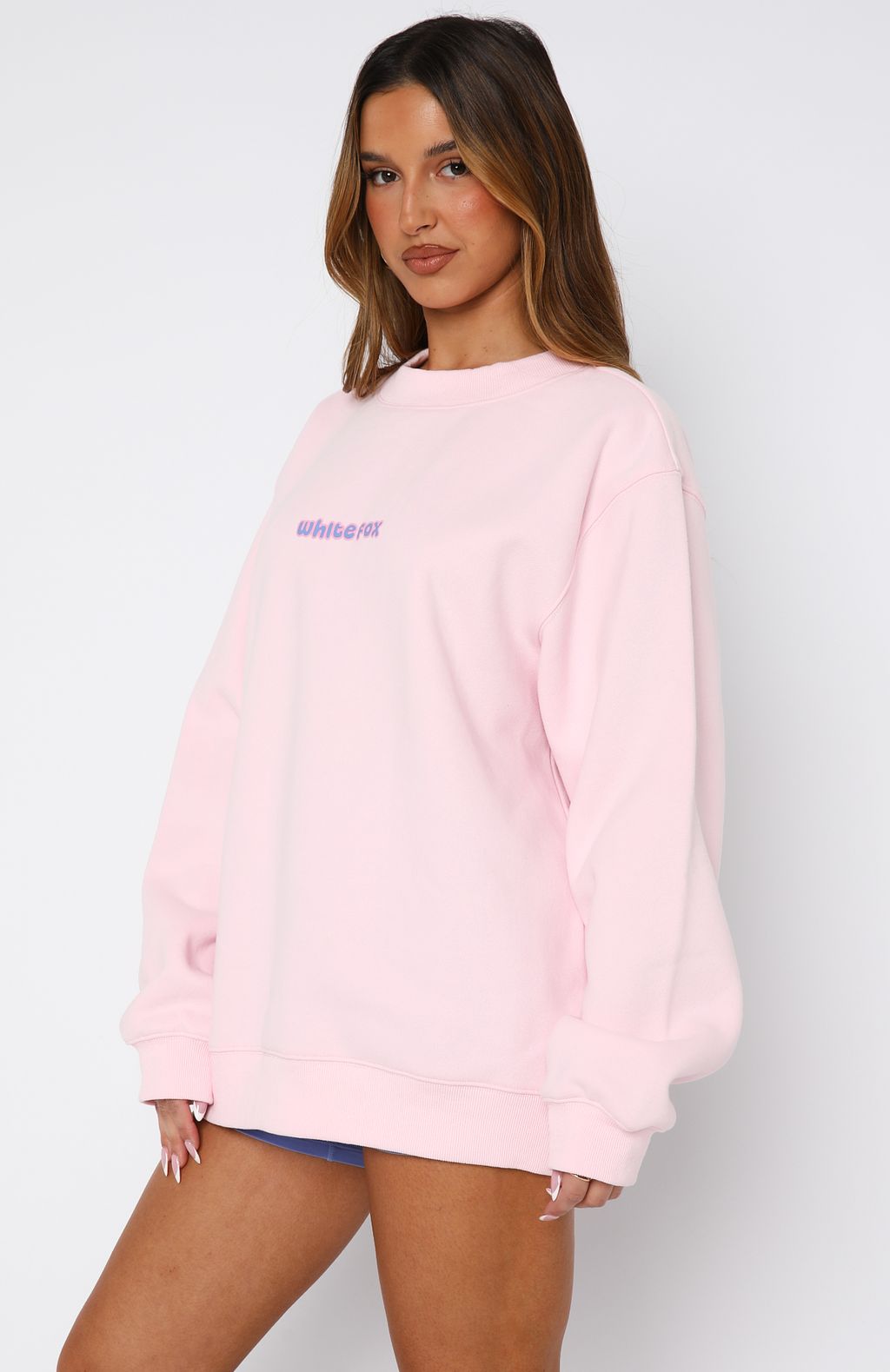 Free Spirited Oversized Sweater Pink