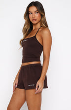 Test Drive Halter Top Chocolate