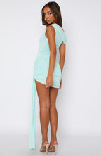 Make Them Jealous Mini Dress Ice Blue