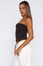 Little Lies Bustier Chocolate