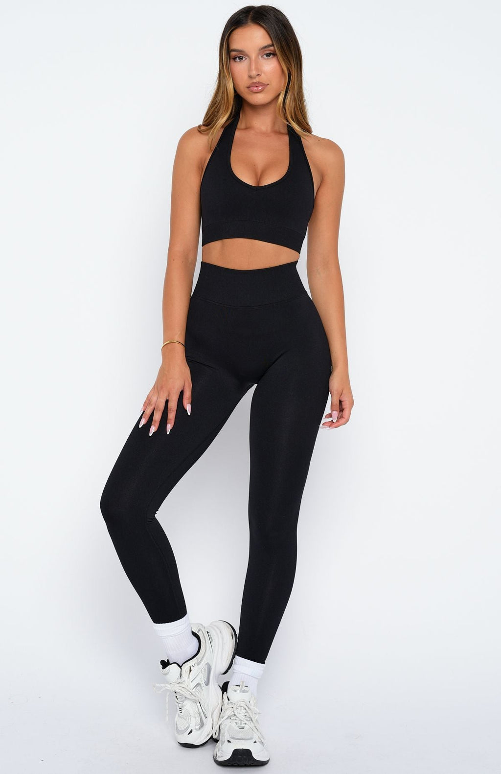 Pace Seamless Sports Bra Black