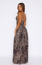 A Day In Nice Maxi Dress Leopard