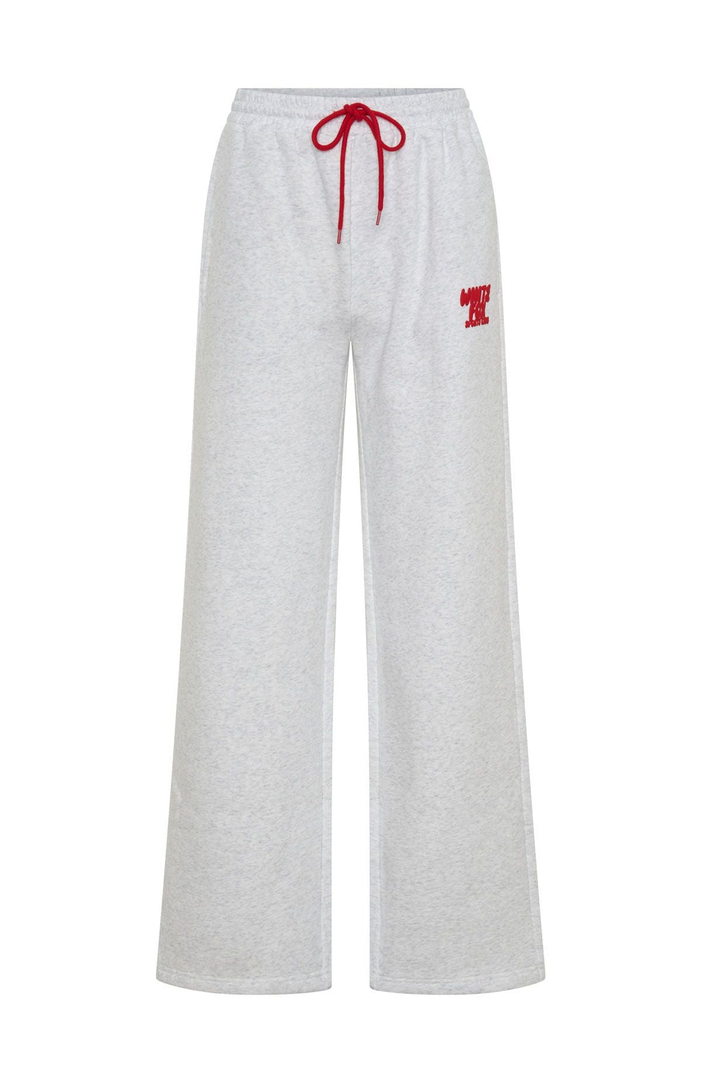 Club 14 Allie Wide Leg Sweatpants Grey Marle