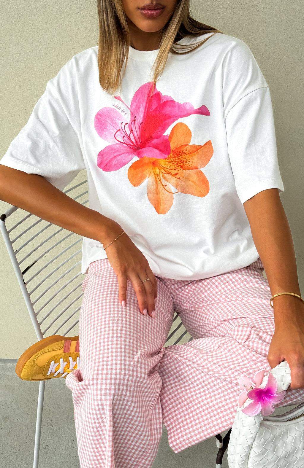 Power Of Possibility Oversized Tee White