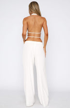 Further Away Pants White