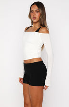 Mad For You Long Sleeve Top Cream