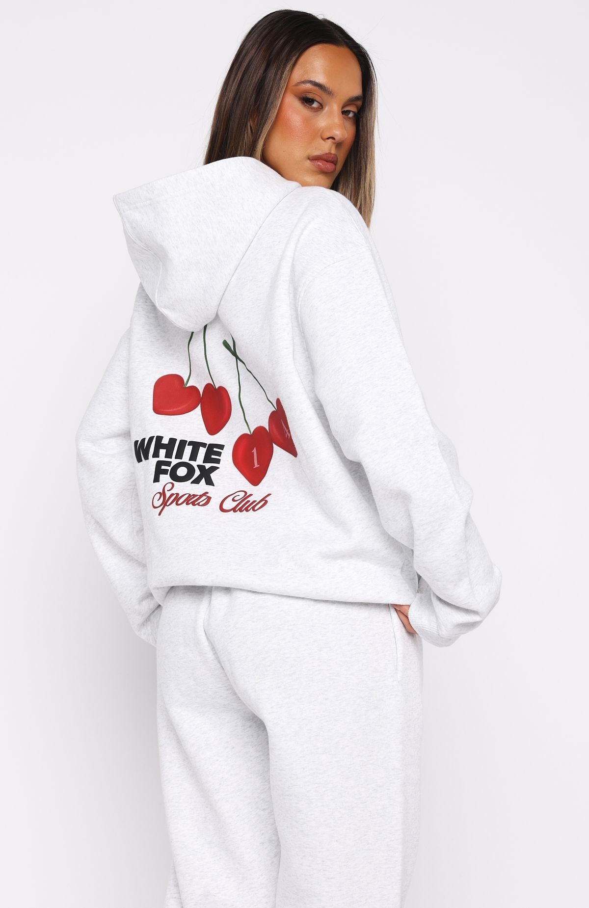 Club 14 Izzy Oversized Hoodie Grey Marle