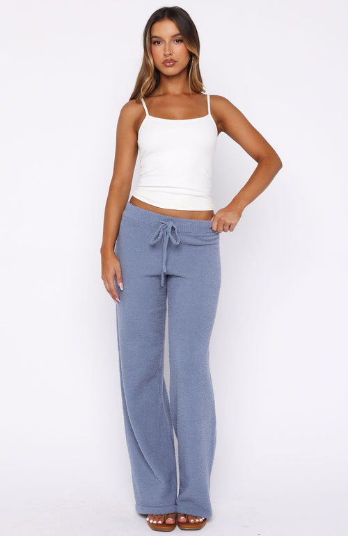 Act Natural Knit Pants Steel