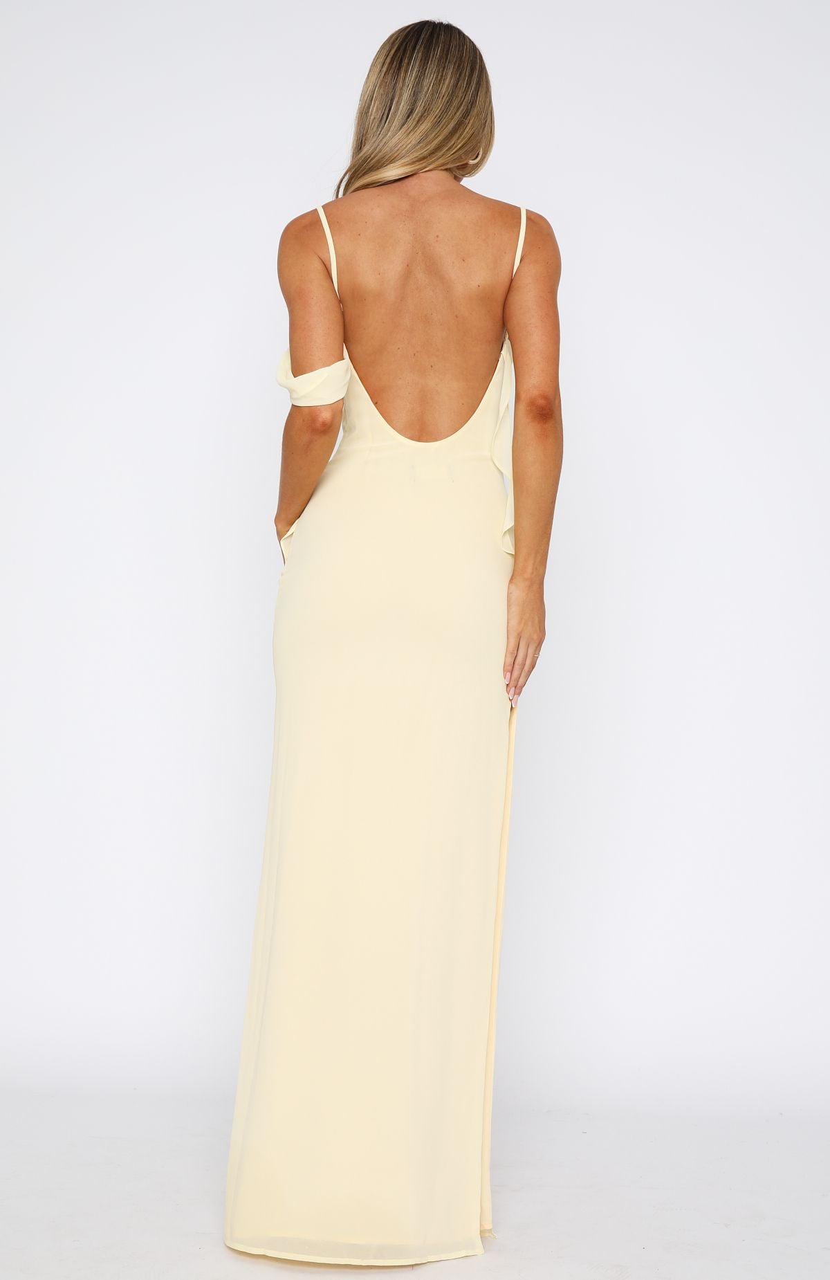 Love Blossoms Maxi Dress Lemon