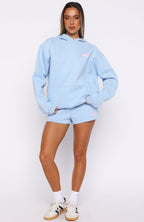 Club 14 Peyton Oversized Hoodie Blue