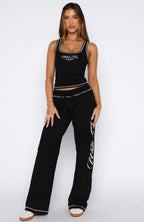 Don't Need Anyone Track Pants Black