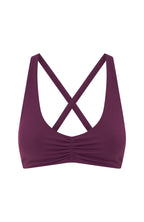Race Me Sports Bra Plum