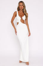 It Feels Wrong Maxi Dress Off White