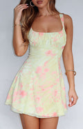 Hazy Day Mini Dress Wild Lemon