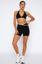 Defence Bike Shorts Black/White
