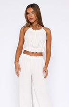 Take Me Away Top White