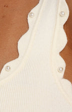 Perfectly Sweet Knit Mini Dress Off White