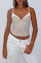 She's A Rebel Bustier Oatmeal