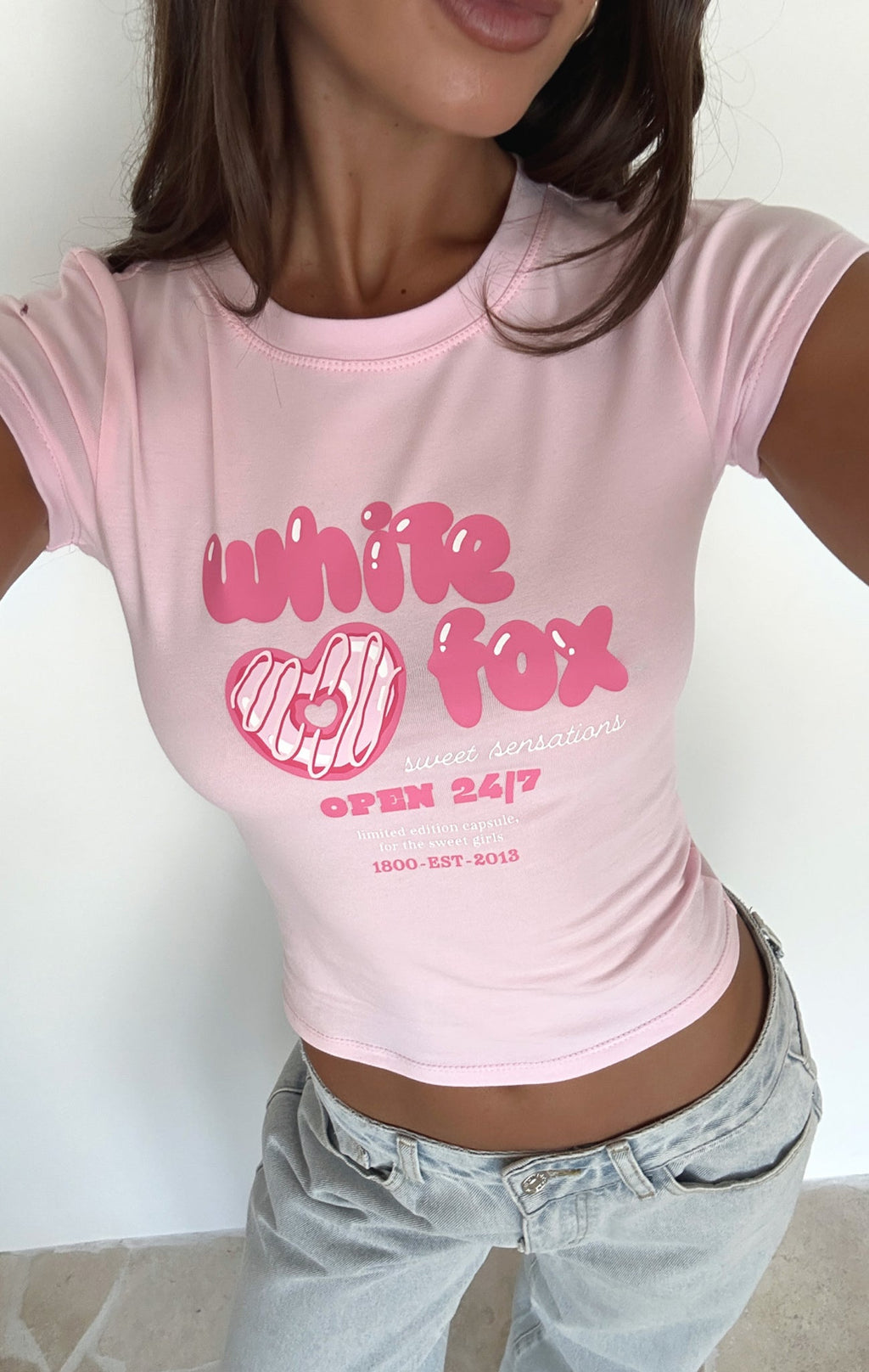 Sweet Sensations Baby Tee Pink