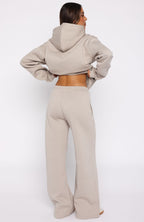 From The Archives Kenzie Wide Leg Sweatpants Moon