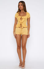 Cool It Crochet Shorts Mango