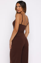 Core Strengths Tank Top Chocolate