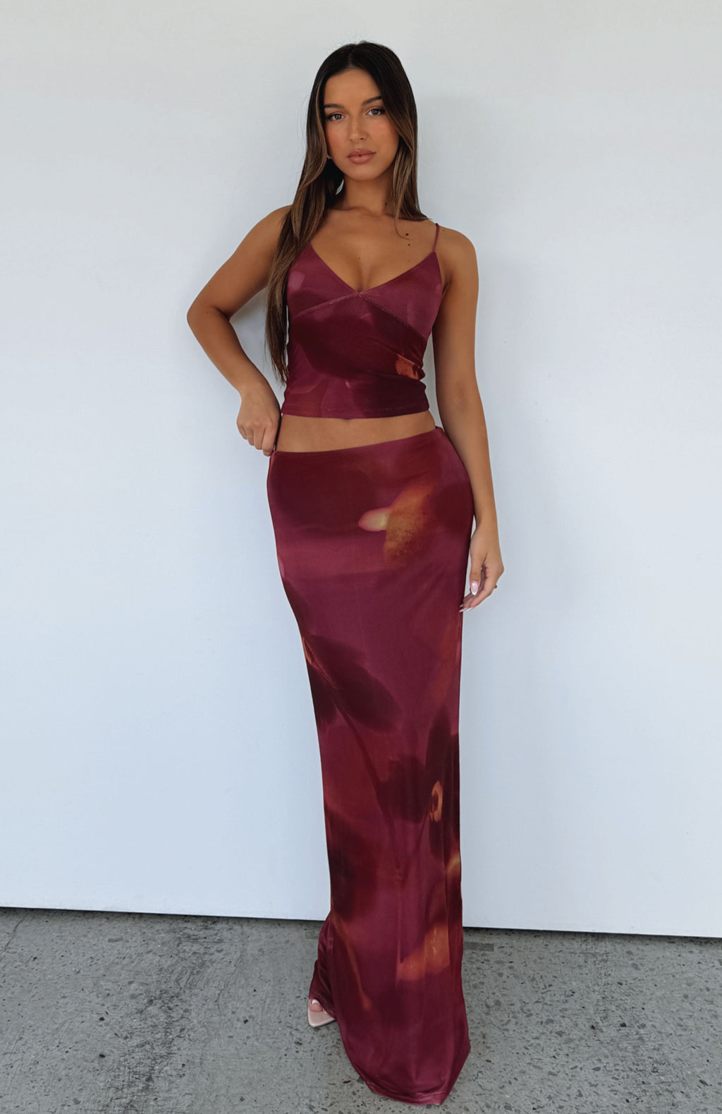 Sunset Girl Maxi Skirt Dark Romance