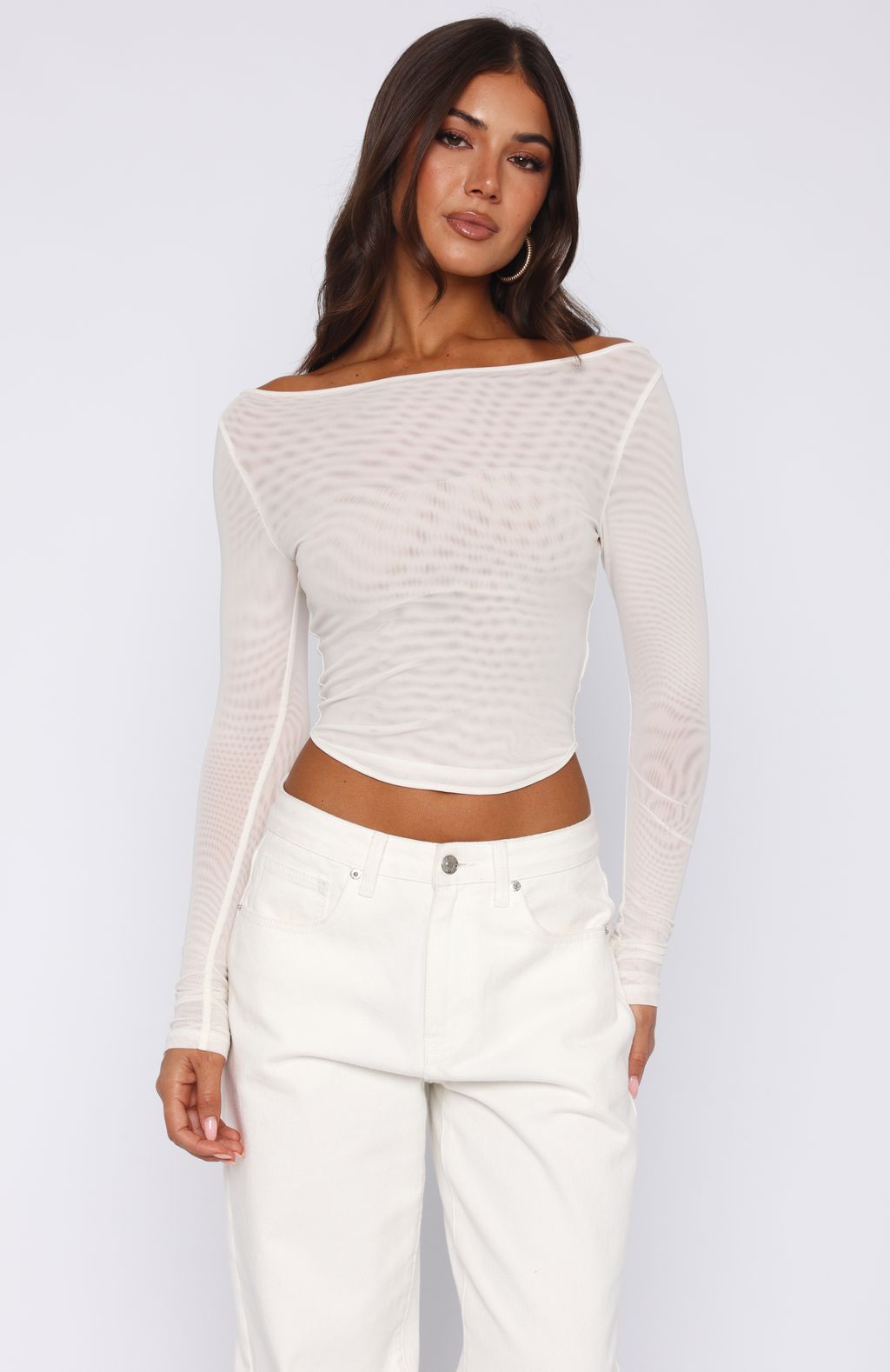 Hypnotising Thoughts Top Ivory