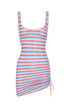 Thinking 'Bout You Lately Mini Dress Berry Stripe