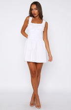 Sassy But Cute Mini Dress White