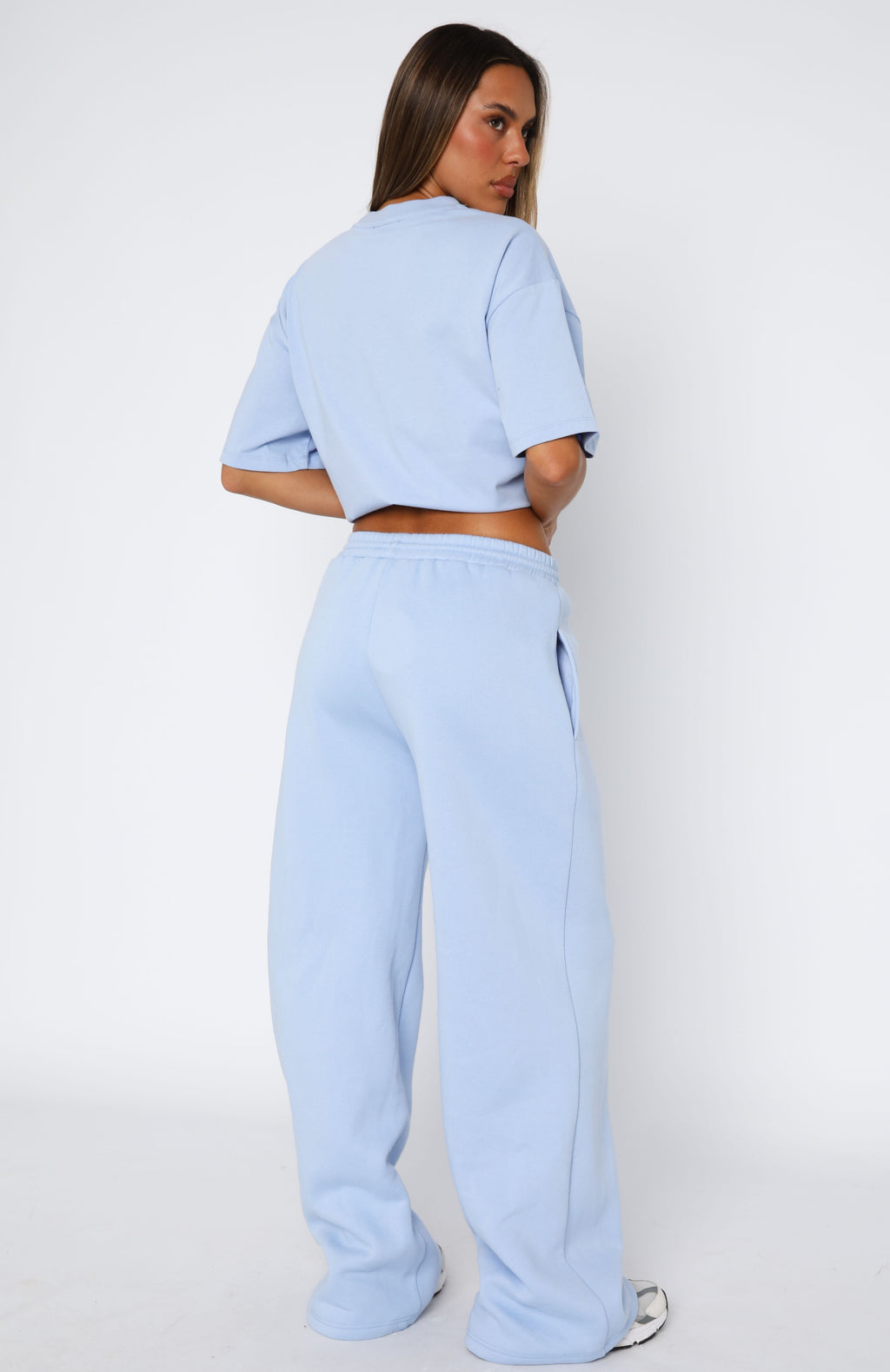 From The Archives Allora Wide Leg Sweatpants Blue