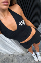 Made Me Better Top Black