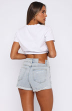 Bailey Denim Shorts Light Blue