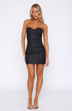 On My Mind Mini Dress Indigo