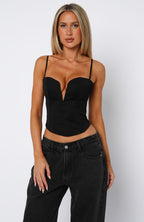 Love Is All Around Bustier Black