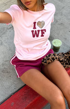 11th Street Concrete Jungle Relaxed Baby Tee Strawberry Whip