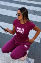 11th Street Sweet Kisses Baby Tee Very Berry