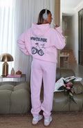 With Love In The Moment Sweatpants Pink